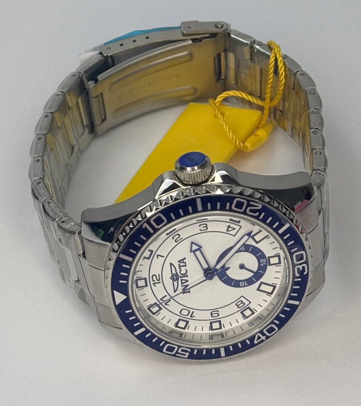 47124 Invicta Mens Pro Diver Command 44mm White Dial in ABS Divers Case