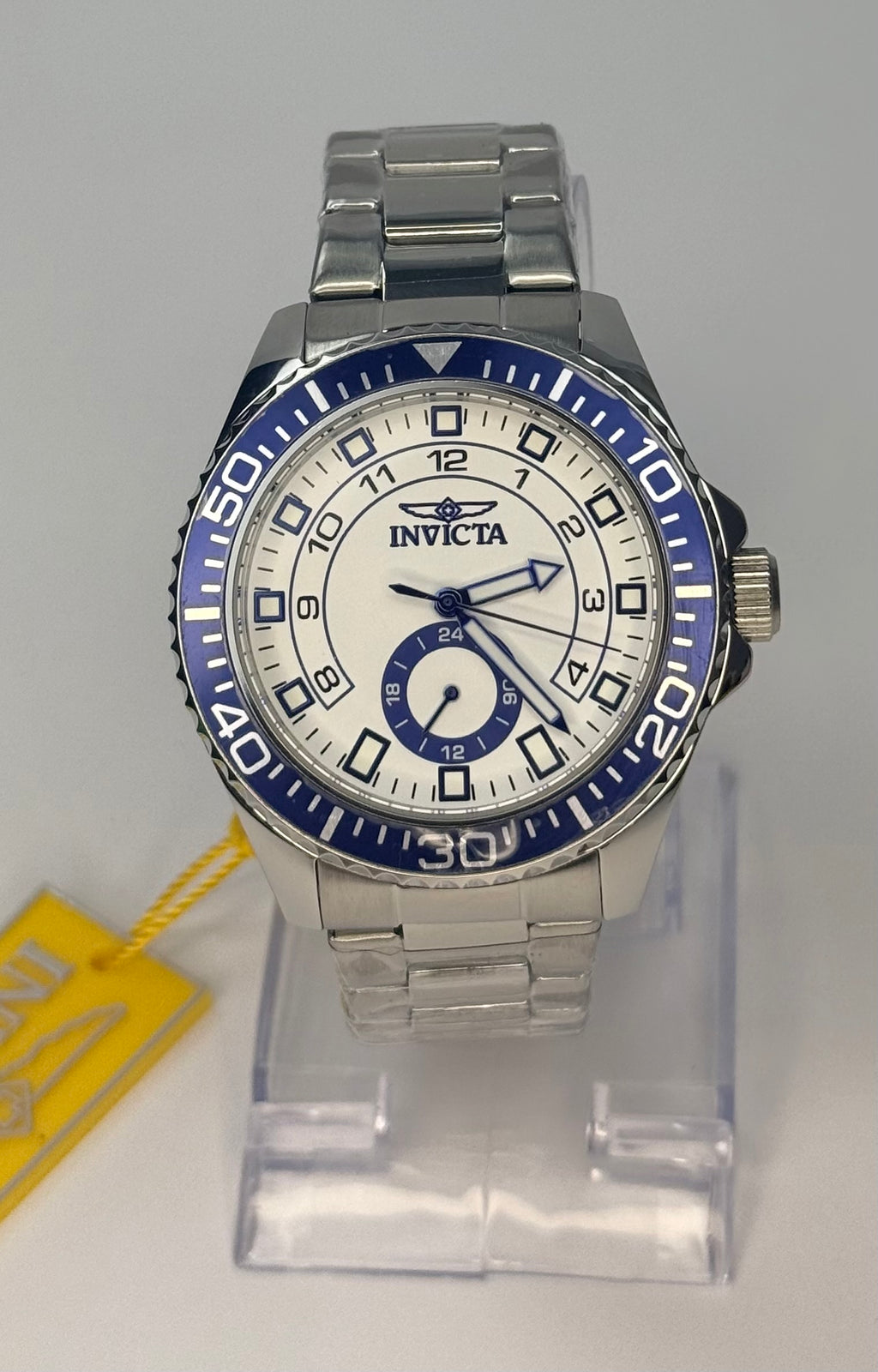 47124 Invicta Mens Pro Diver Command 44mm White Dial in ABS Divers Case