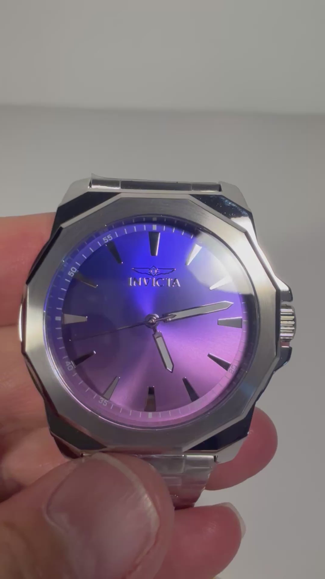 50981 Invicta Men's Speedway Dominus 42mm Stainless Steel Iridescent Dial Watch video