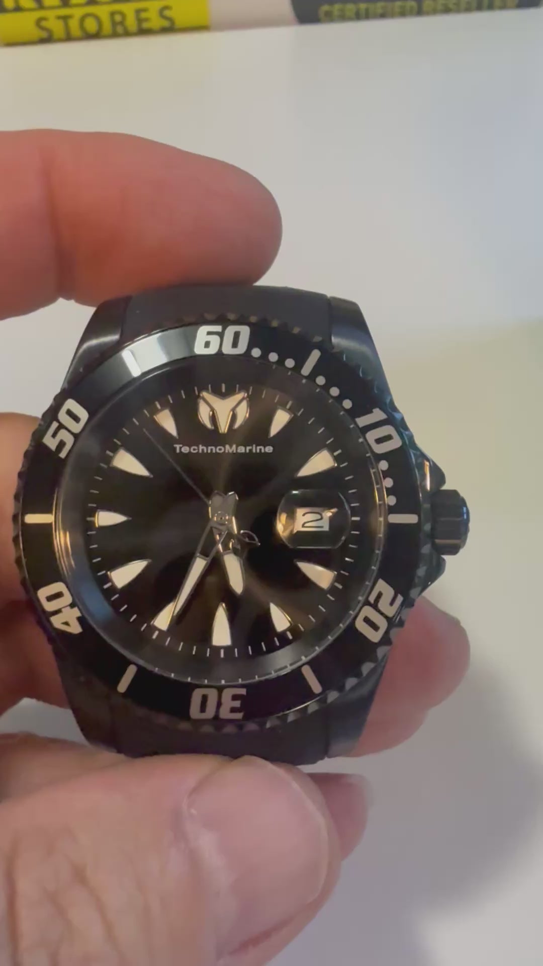 TechnoMarine 42mm Trible Black Manta Sea