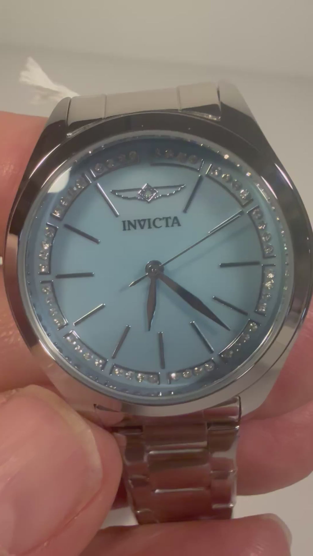 70416 Invicta Celestial Ladies Watch 33mm Stainless Steel Silver Dial Bracelet