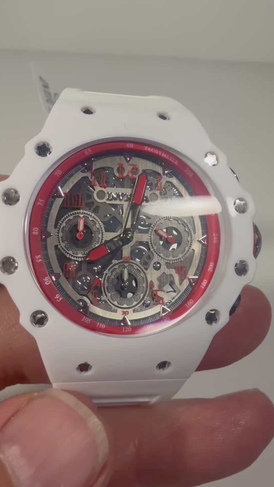 69781 Invicta Racing Lady UNISEX 40.5mm Silicone Chronograph 50m WR Watch video