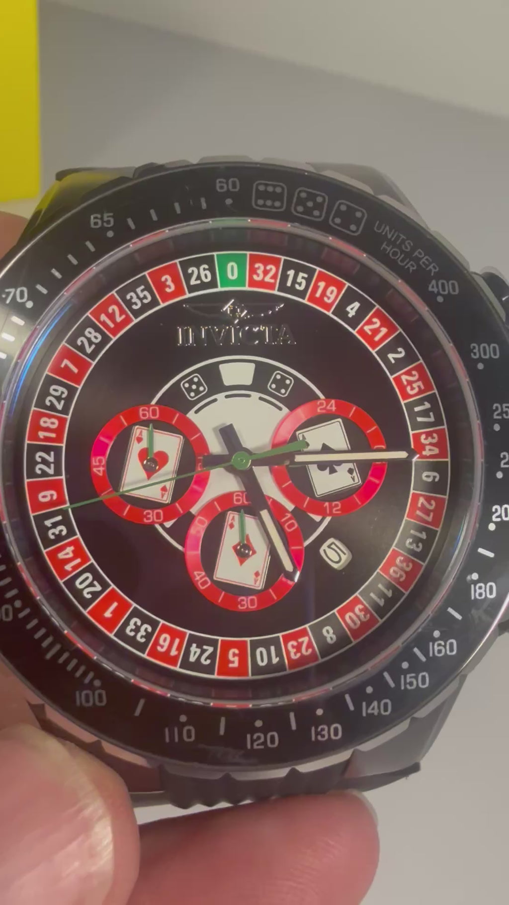 49849 Invicta Aviator Monte Carlo Mens Watch 50mm Casino Dial Poly Strap video