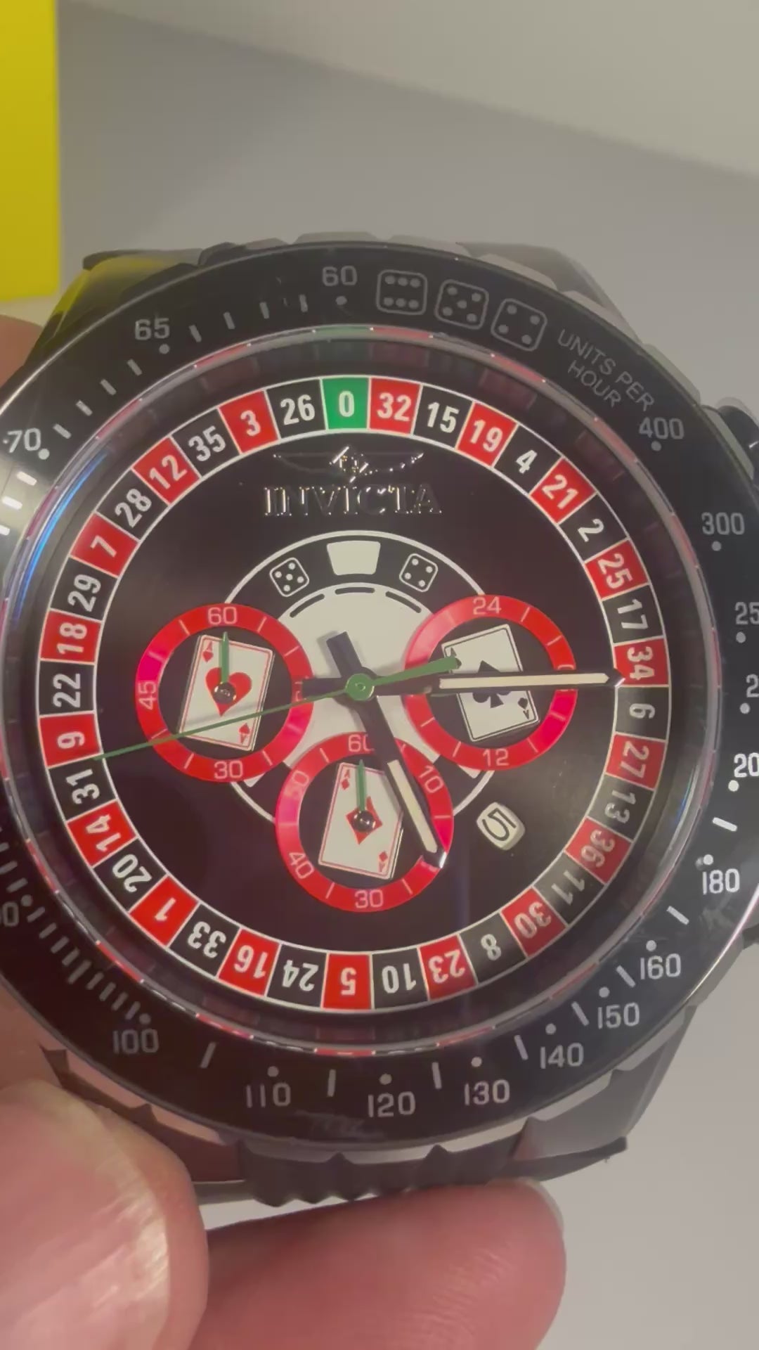 49849 Invicta Aviator Monte Carlo Mens Watch 50mm Casino Dial Poly Strap video