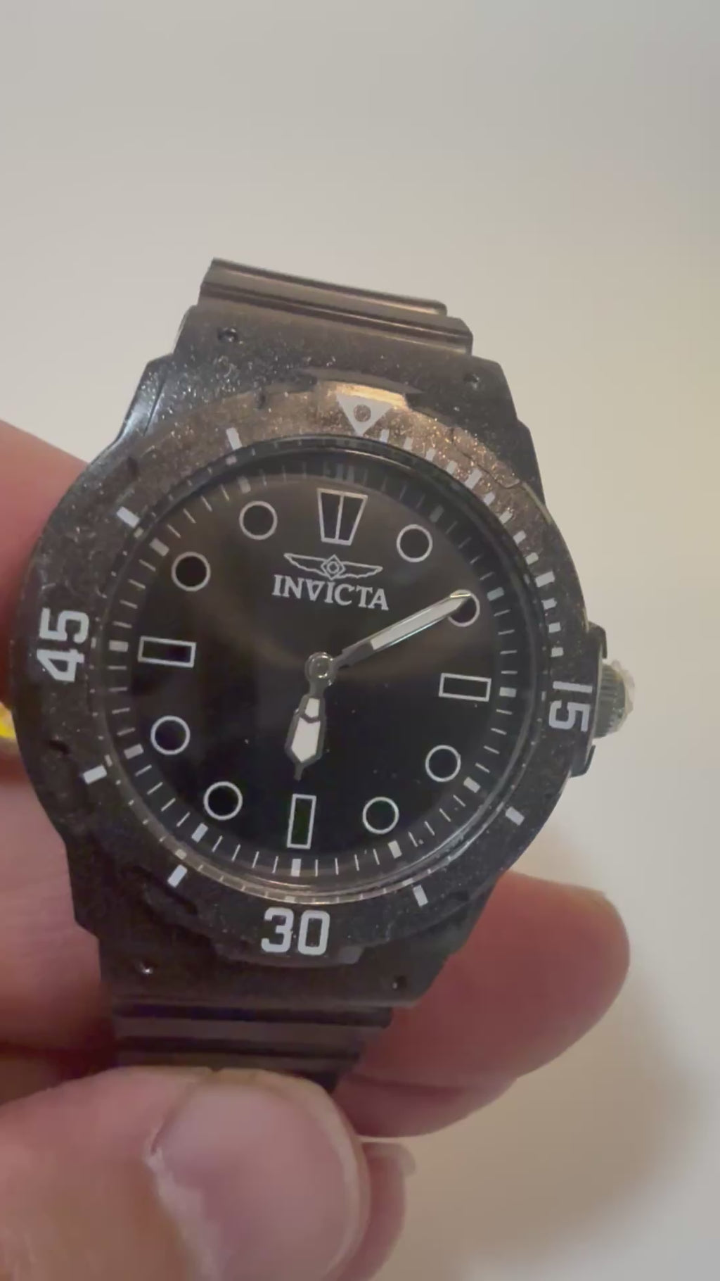 Invicta Celestial Cloud Women Watch 35mm Transparent Poly Strap 12mm Thick 49208