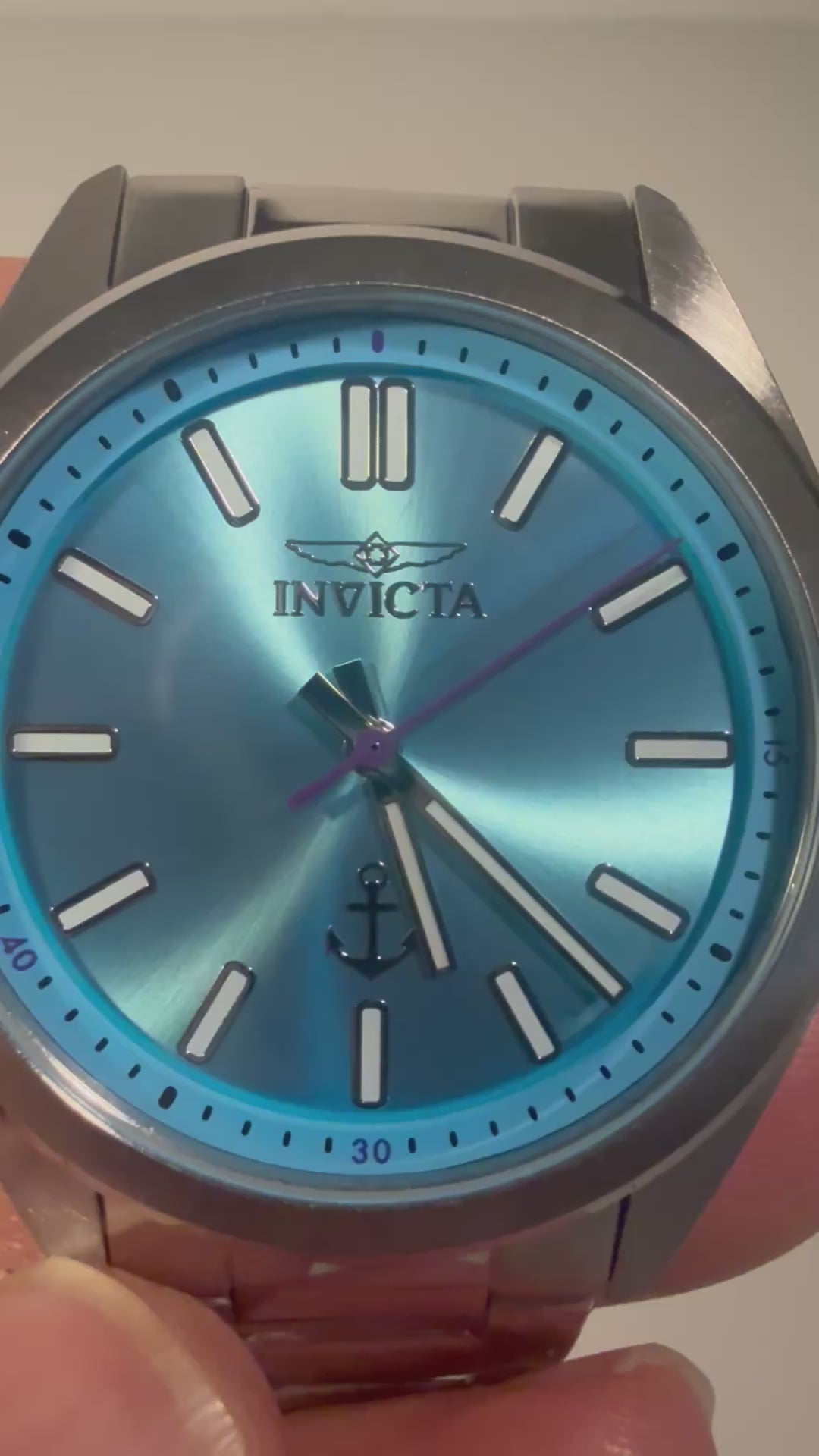49989 Invicta Ocean Voyage Mens Watch 41mm Stainless Steel Blue Dial Bracelet video