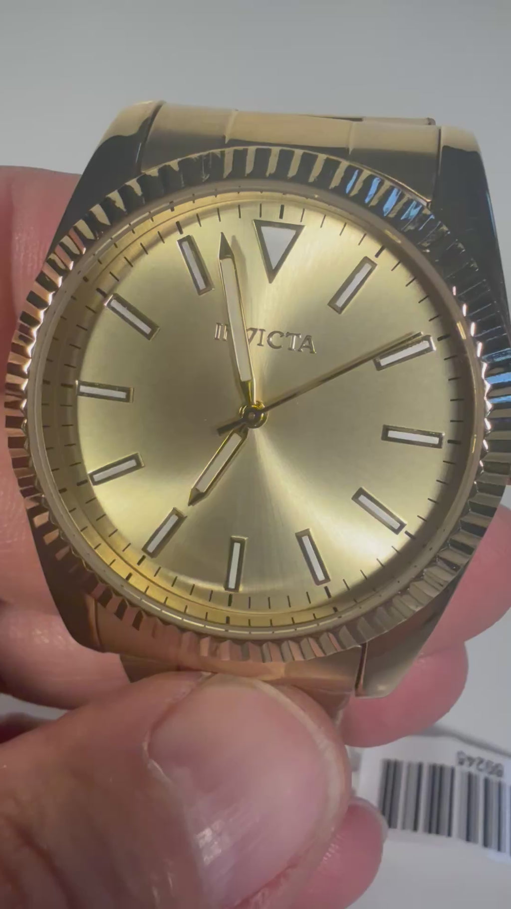 Invicta Celestial Langdon Mens 40mm gold tone video
