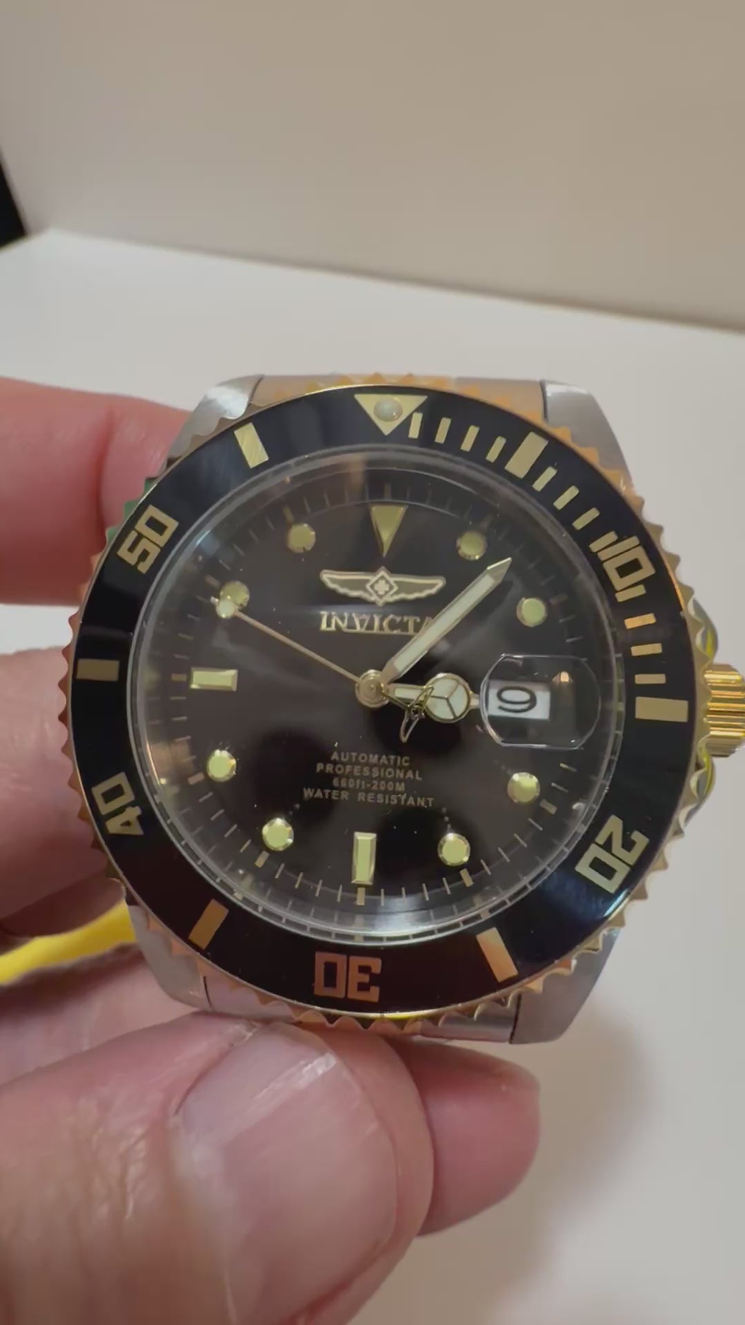 Invicta Pro Diver Harbornova Automatic Men's Watch - 44mm, Gold, Steel (36973)