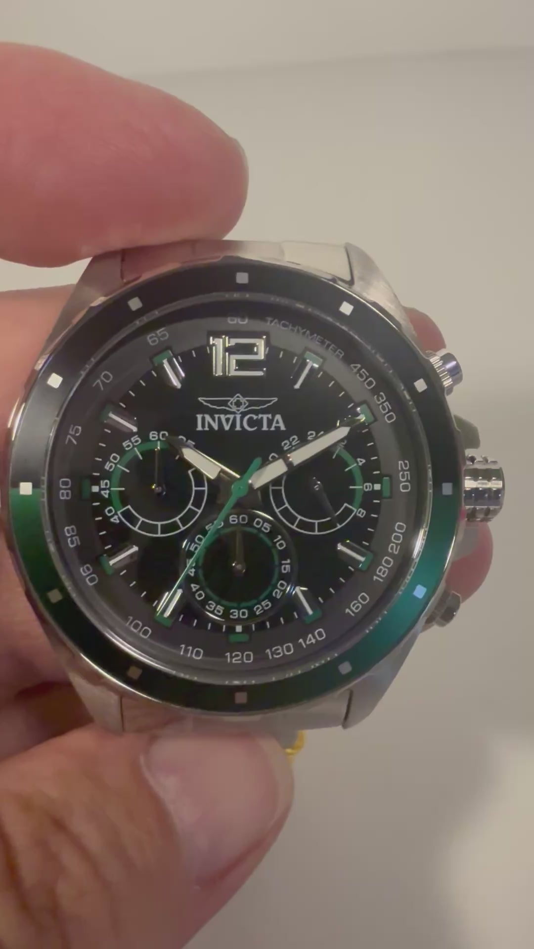 49363 Invicta Speedway Gearshift 44mm Stainless Steel Case Black Dial Mens Watch