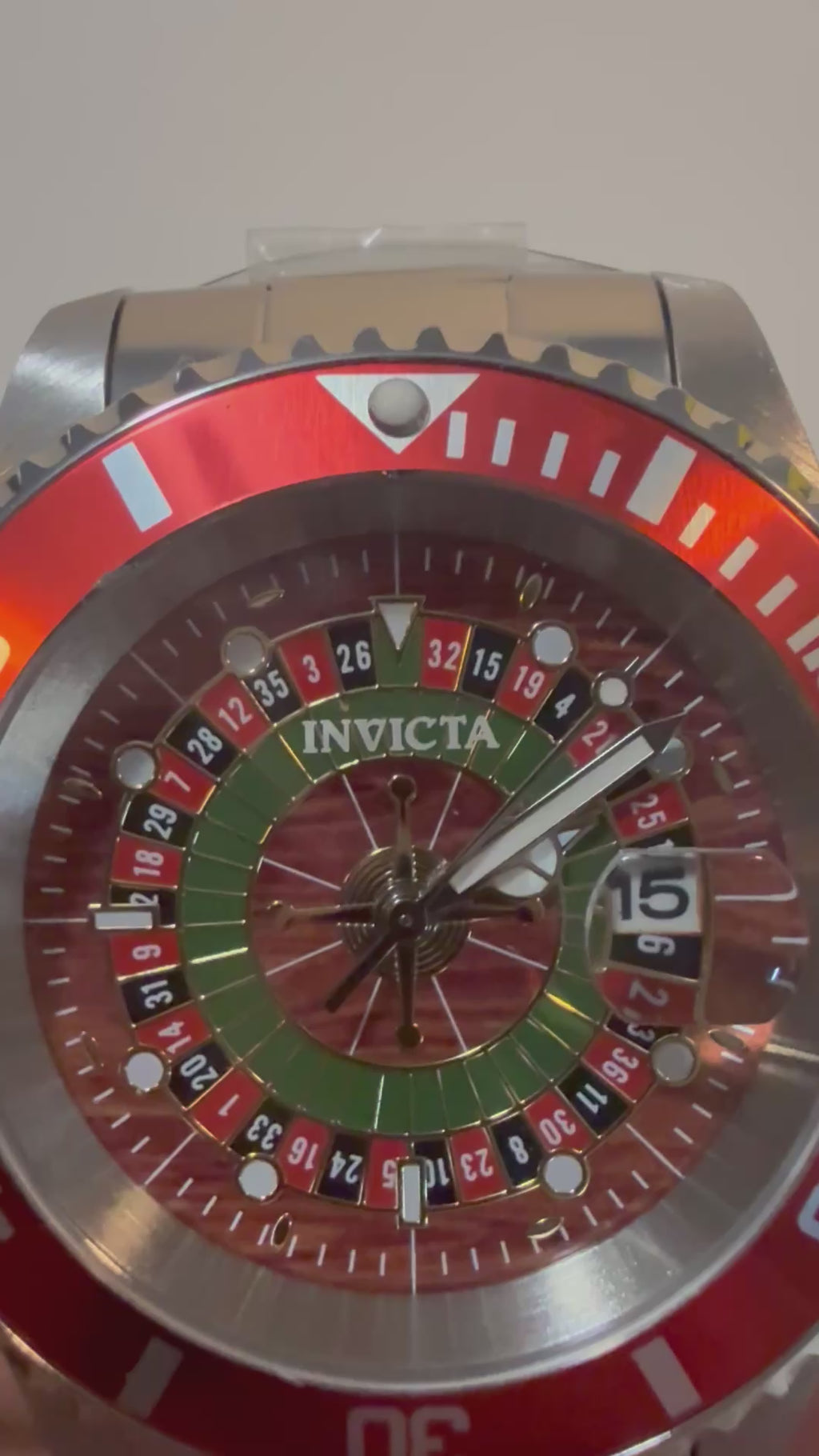 Invicta Pro Diver Roulette House of Cards Men's 40mm 