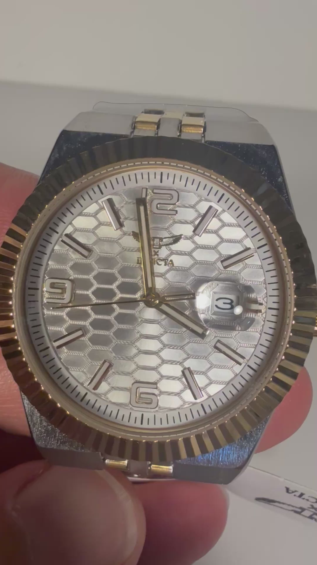 69862 Invicta Specialty Mens White Dial Stainless Steel Bracelet Watch 40mm  video