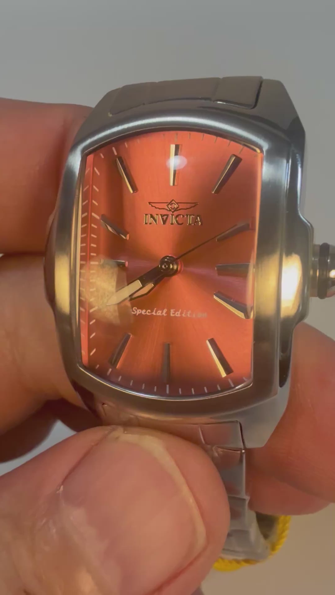 Invicta Lupah Lady 29mm Stainless Steel Pink Dial Japanese Quartz Watch 24113
