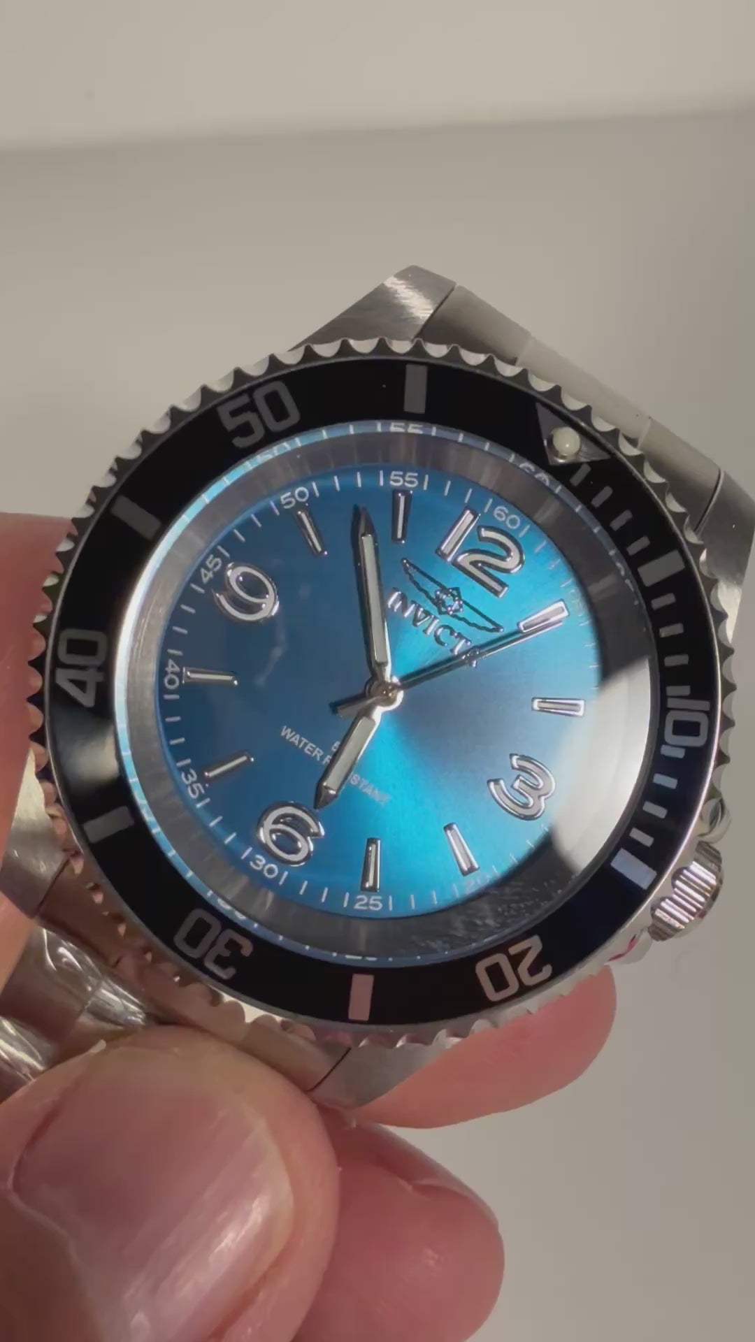 69726 Invicta Mens Specialty Velario Stainless Steel 41mm Blue Dial 30m Watch video